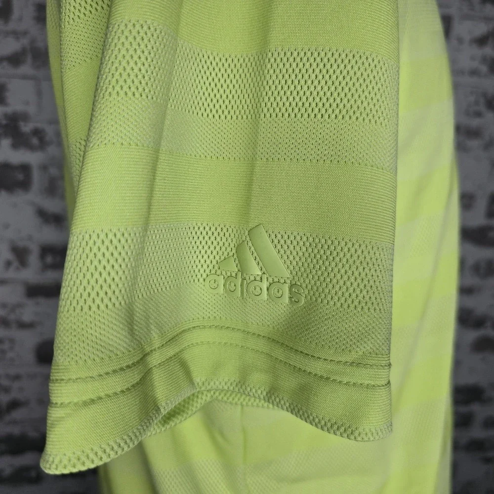 Adidas Polo Shirt Mens M‎ 122nd US Open Golf Tournament The Country Club Green